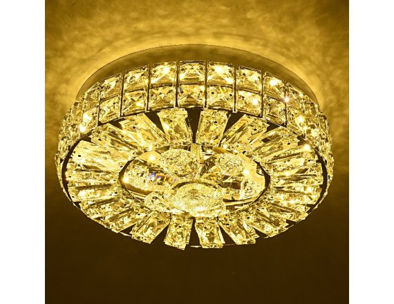 Lustra LED 48W Crystal Silver LD-48WCA3FT